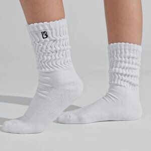 Buffbunny Collection 3 Pack Scrunch Socks White XS/S